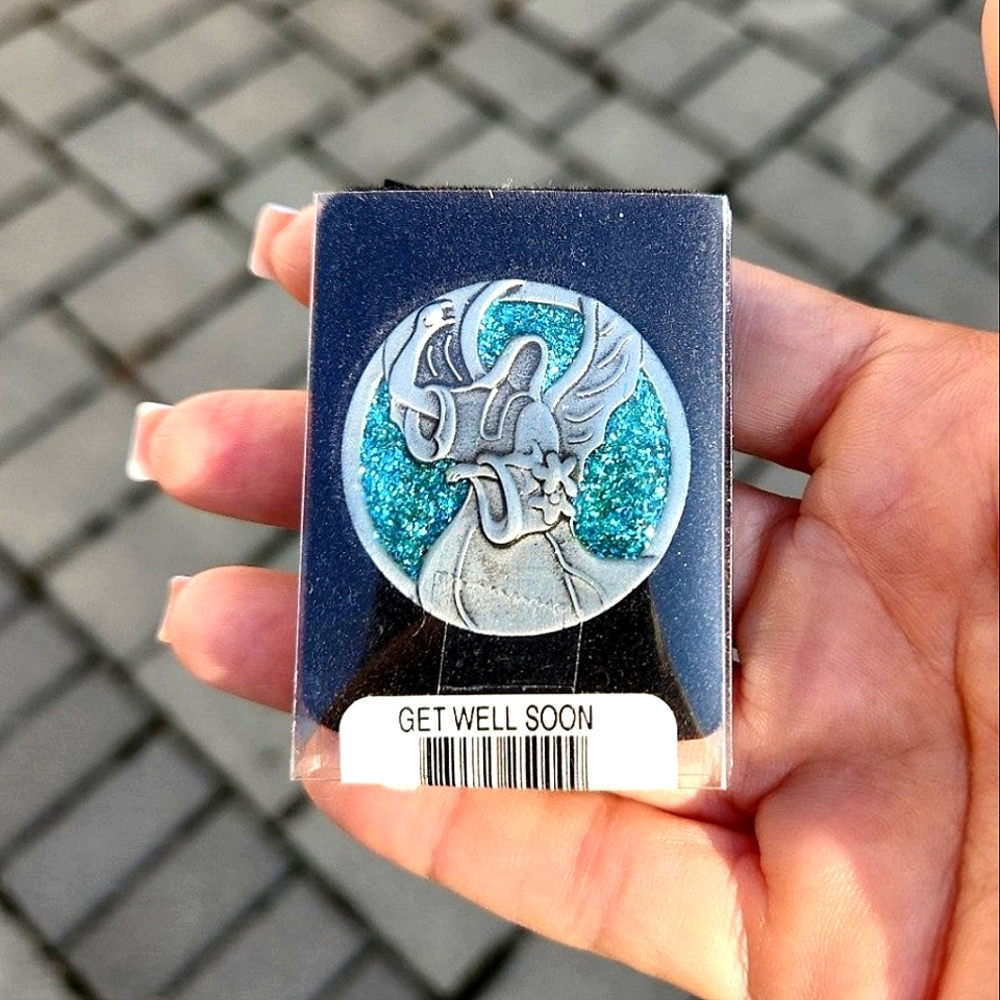 Get Well Soon Pewter Guardian Angel Coin